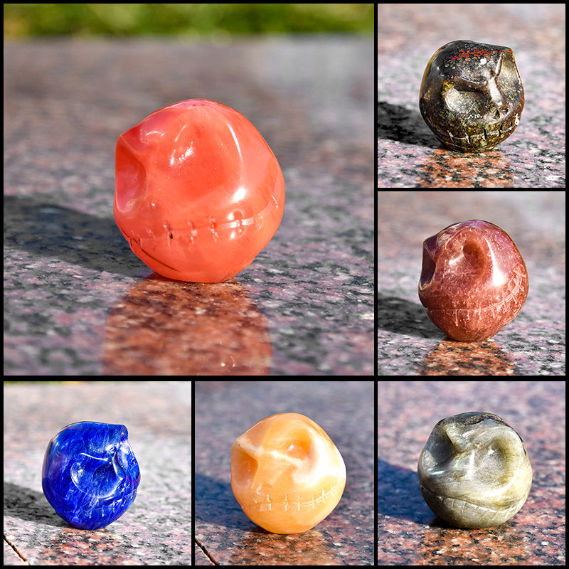 High Quality Hand Carved Natural Spiritual Stone Craft Crystal Crafts Jack And Sally Craving