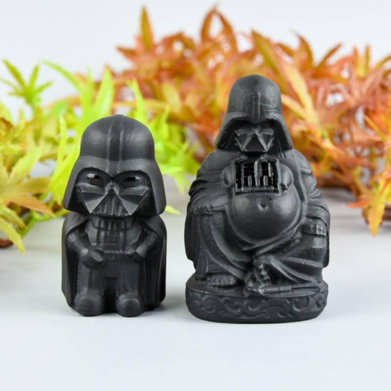 High Quality Natural Spiritual Stone Crystal Crafts Yoda Crystal Carving