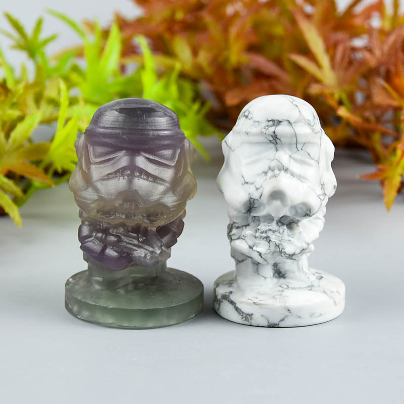 High Quality Natural Spiritual Stone Crystal Crafts Yoda Crystal Carving