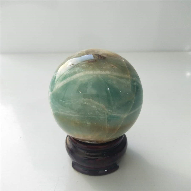 High Quality Natural Crystal Craft Crystal Energy Ball Caribbean Calcite Sphere