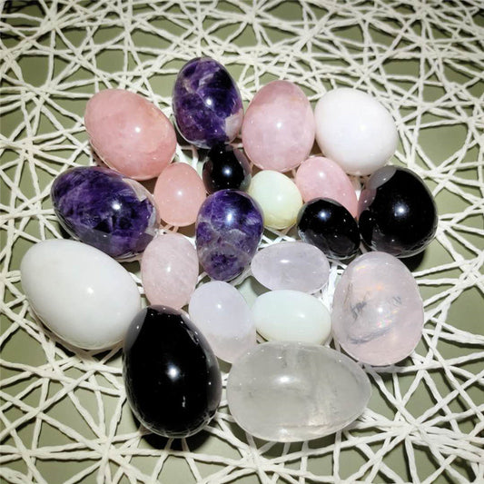 High Quality Crystal Healing Stone Natural Quartz Yoni Eggs Crystal Egg for Woman