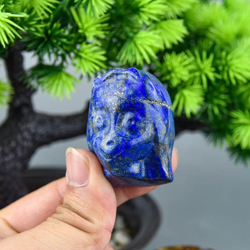 High Quality Hand Carved Natural Spiritual Stone Craft Crystal Crafts Jack And Sally Craving