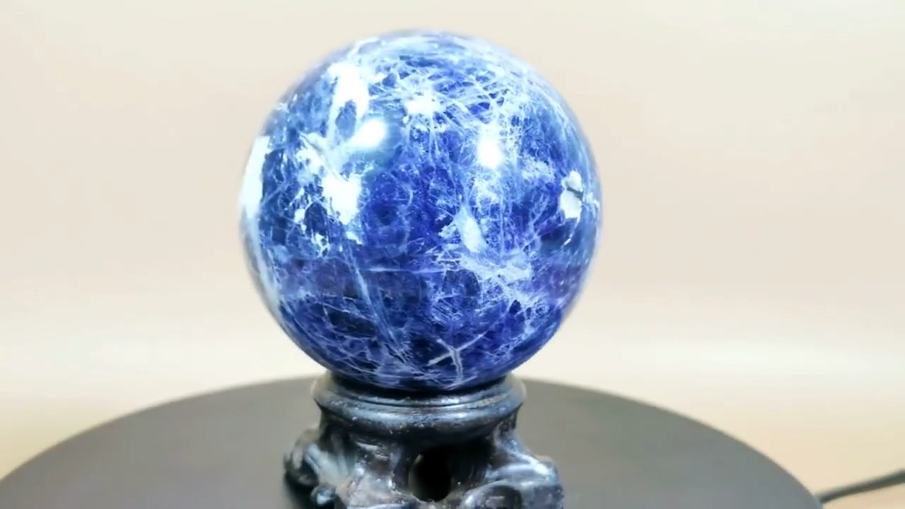 Crystal Healing Stones  Crystal Sodalite Spheres Ball For Fengshui Gift