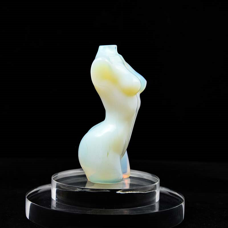 High Quality Natural Crystal Goddess Carving Lady's Body Crystal Women Body