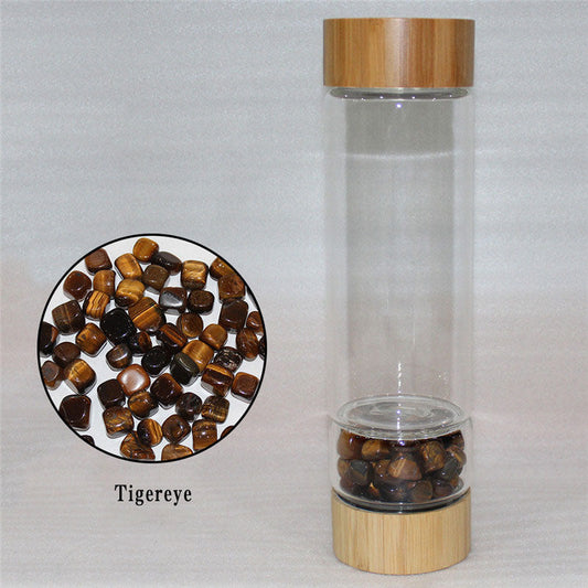 Bamboo Tiger Eye Water Bottle