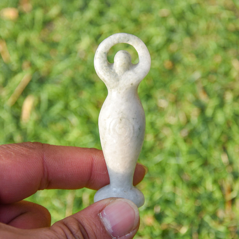 High Quality Hand Carved Crystal Spiritual Stone Goddess Carving Crystal Angel Carving