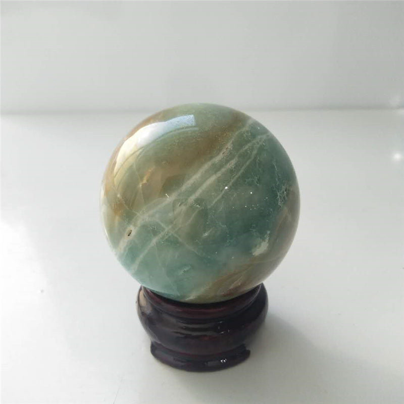 High Quality Natural Crystal Craft Crystal Energy Ball Caribbean Calcite Sphere