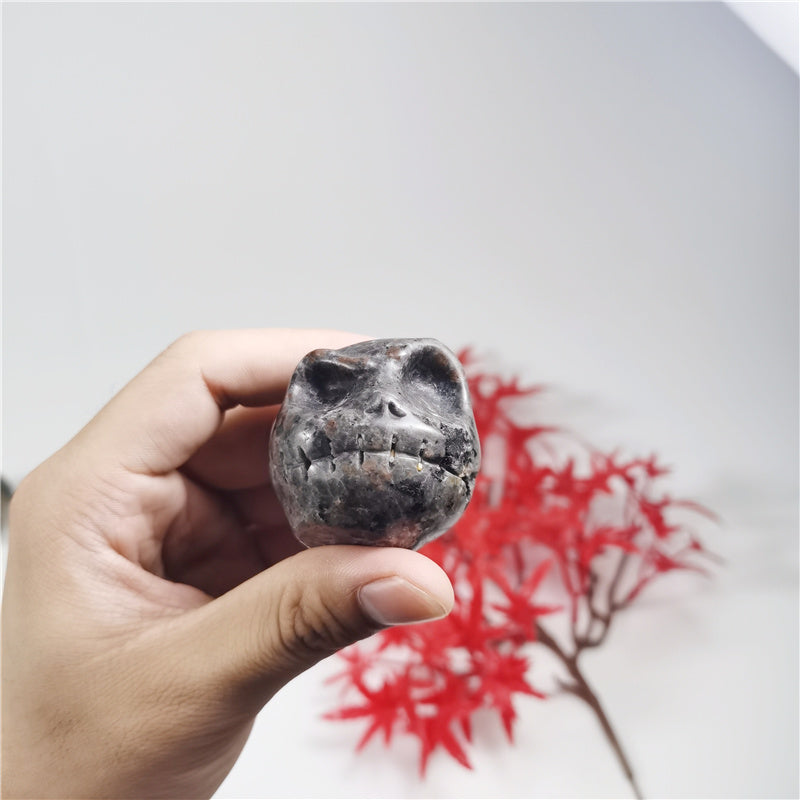 High Quality Hand Carved Natural Spiritual Stone Craft Crystal Crafts Jack And Sally Craving